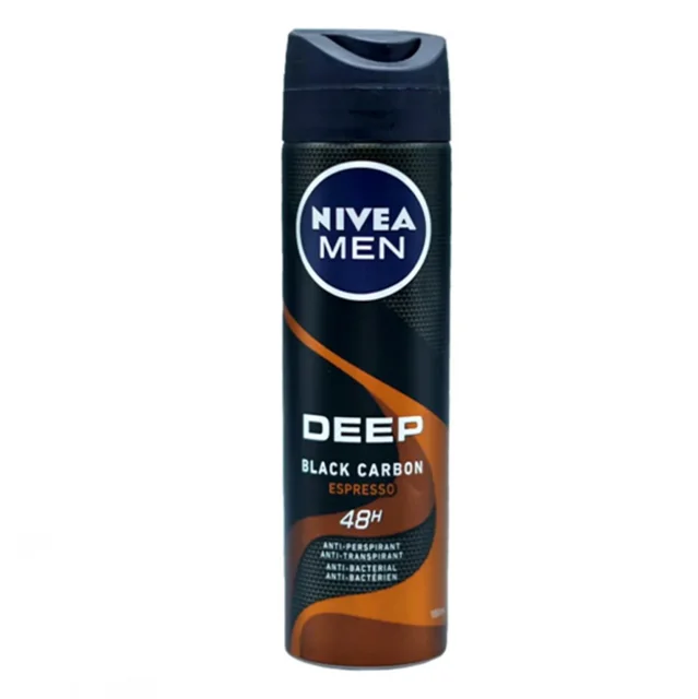 اسپری نیوا مردانه deep black carbon espresso حجم150میل